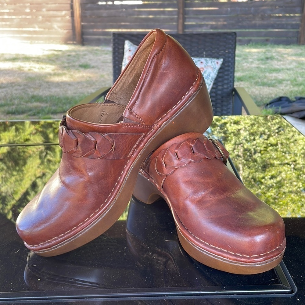 Ariat Amy Leather Clog with Braided Strap Size 11B